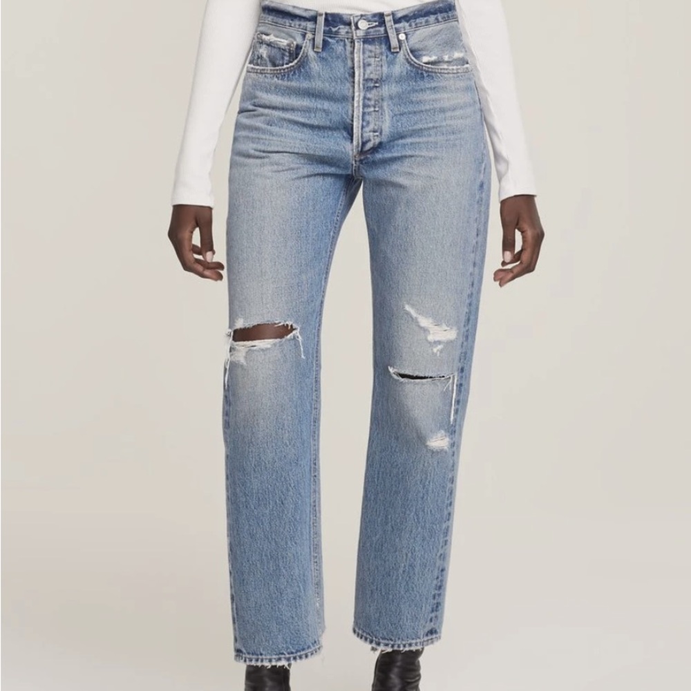 AGOLDE 90s Light Wash Jeans